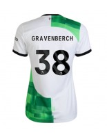 Liverpool Ryan Gravenberch #38 Vieraspaita Naisten 2023-24 Lyhythihainen